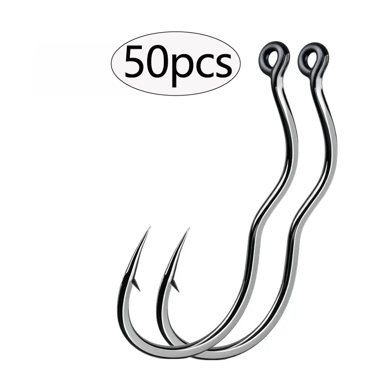 Fishing Hook Assortment - 50 pezzi durevole vibrazione automatica amo