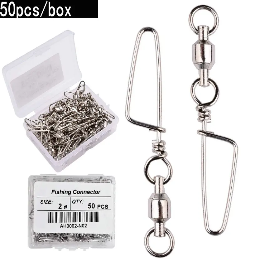 Fishing Hook Box - Girevole con cuscinetto a sfera da