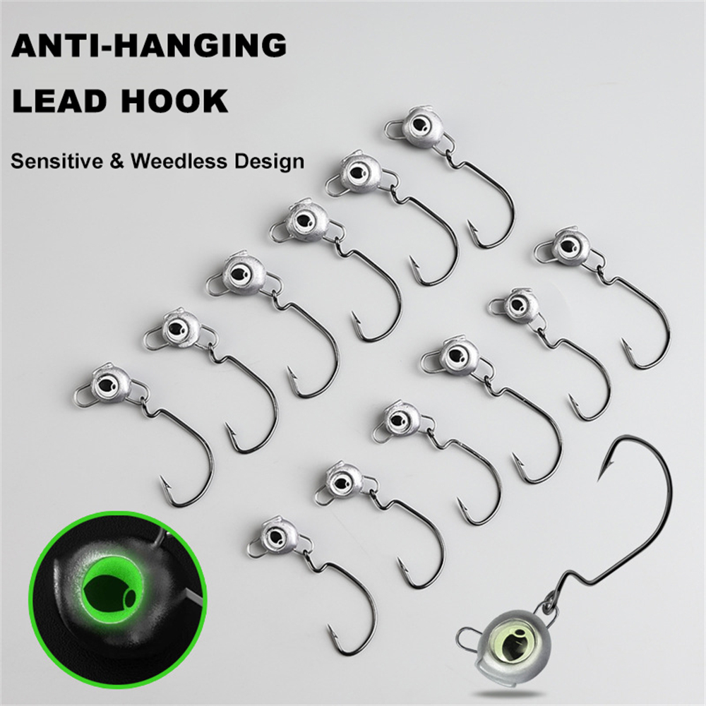 Testine jig senza erbacce da 1 - Fishing Hook Weedless recensione e prezzo