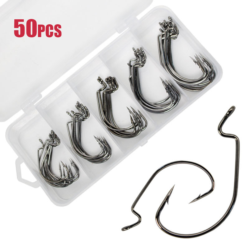 50 pz Ampio Verme Gancio In Ac - Fishing Hook Barbless recensione e prezzo