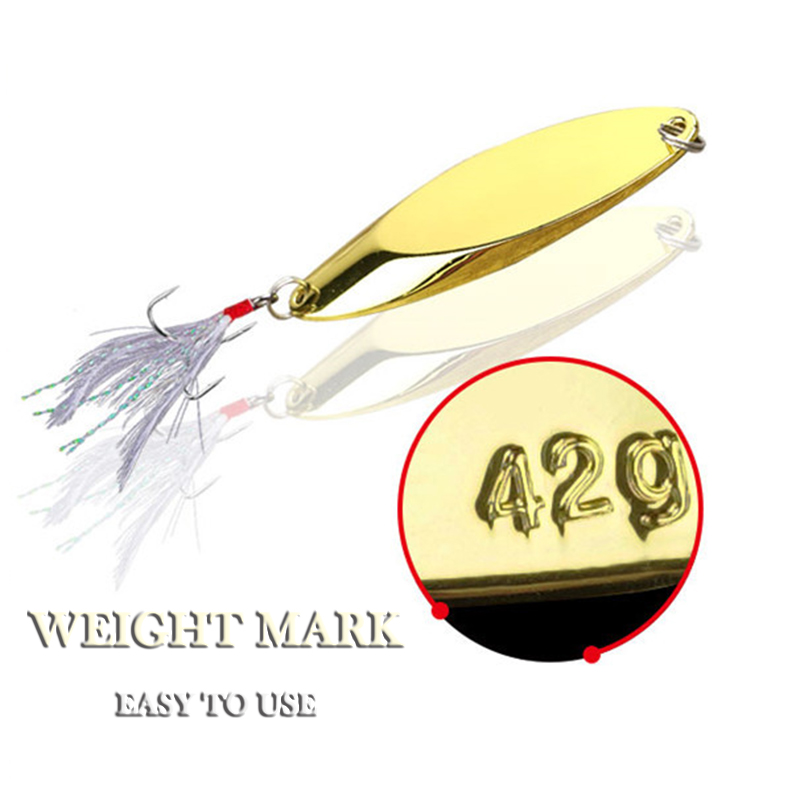 1pc 2.5g-35g cucchiaio di meta - Fishing Hook Treble recensione e prezzo