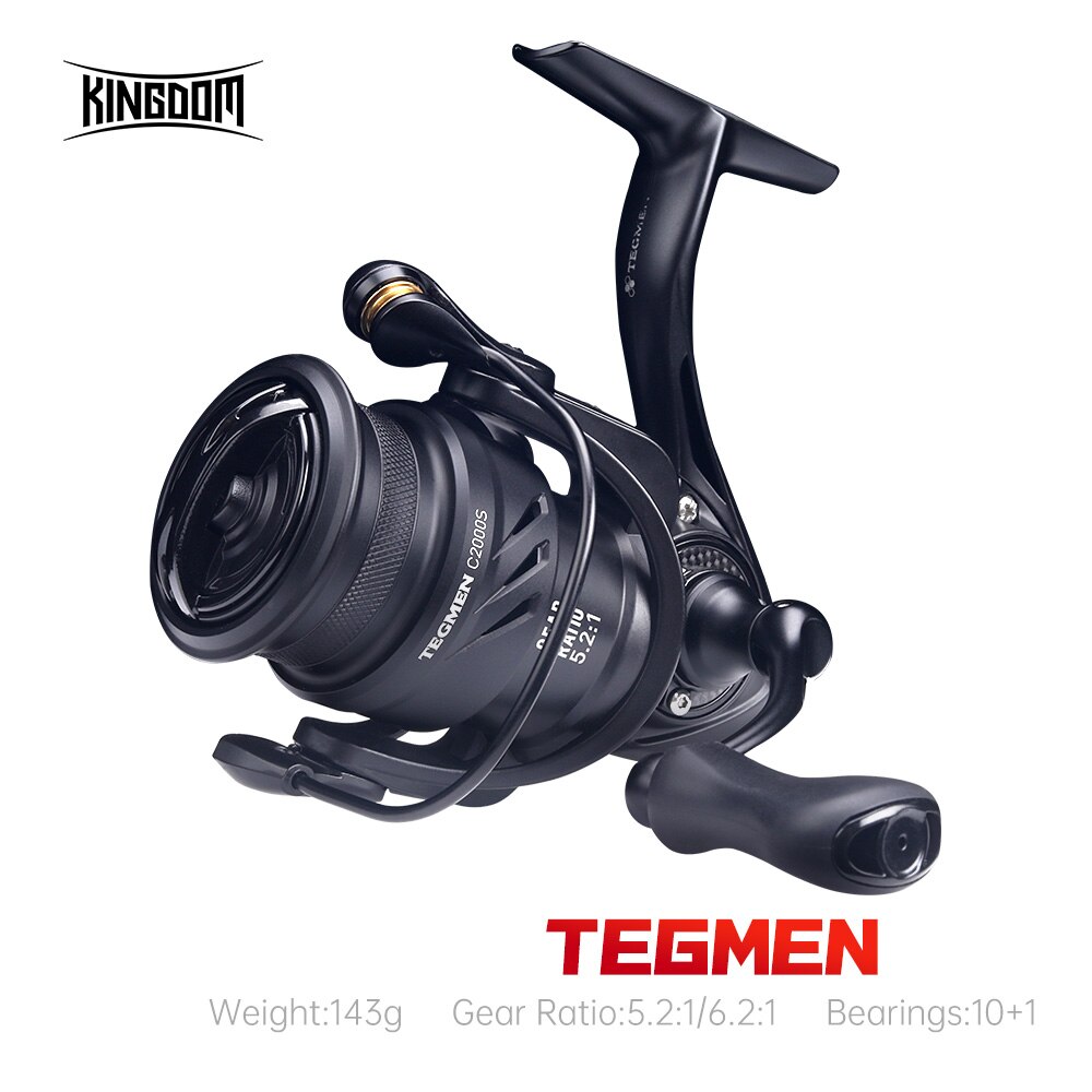 Kingdom Tegmen 5.2:1 6.2:1 143 - Kastking Reel Zephyr recensione e prezzo