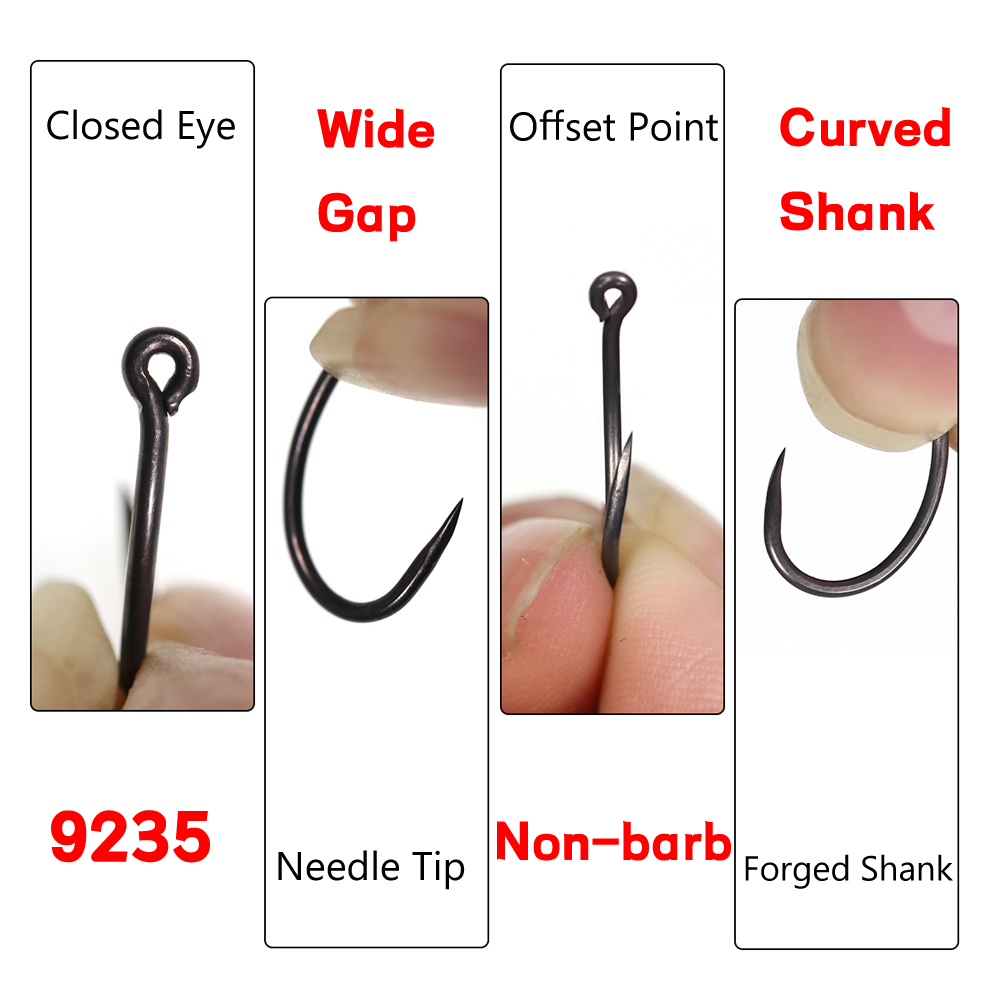 50 Pezzi Ami da Pesca per Carp - Fishing Hook Barbless recensione e prezzo