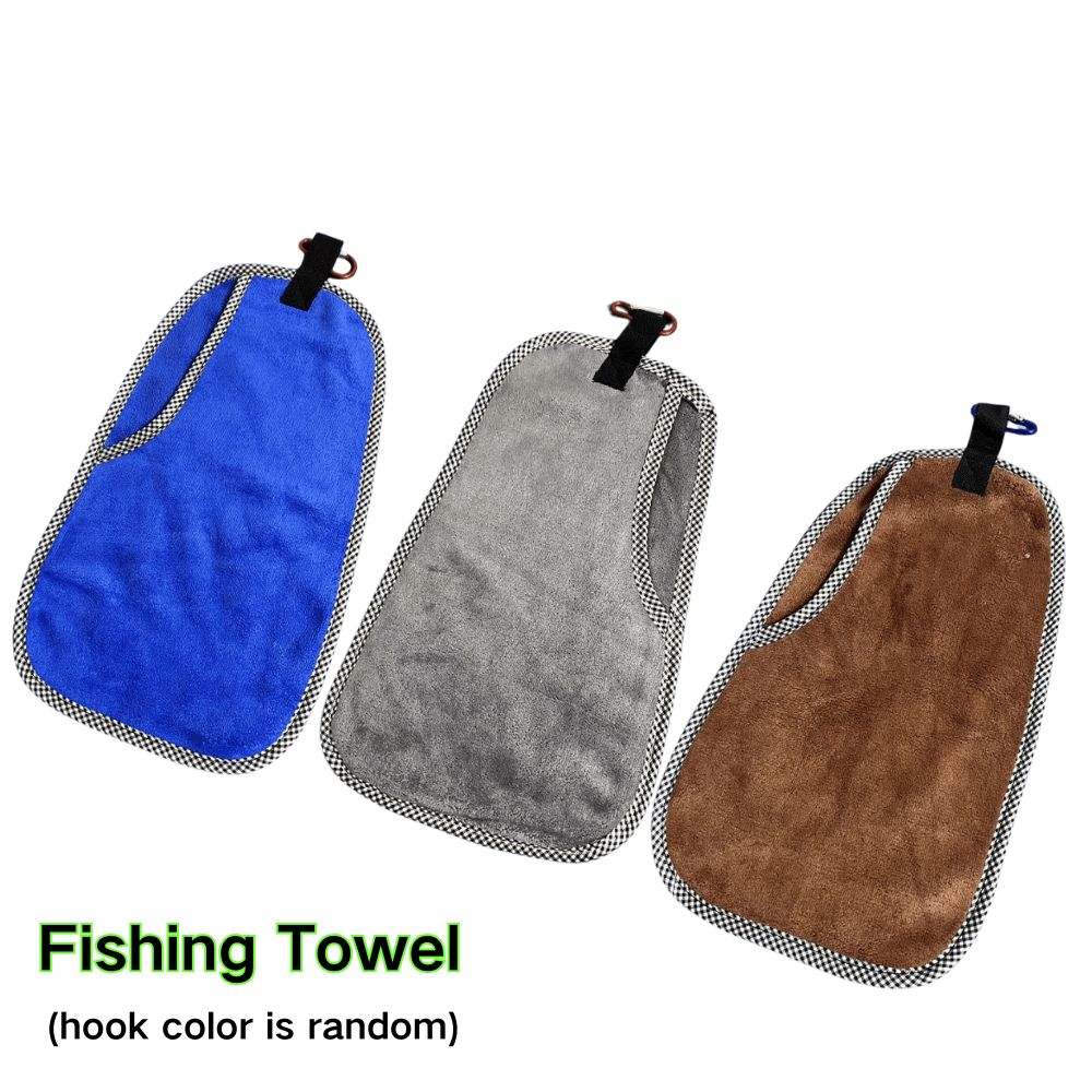 Asciugamano da Pesca con Ganci - Fishing Hook Size recensione e prezzo