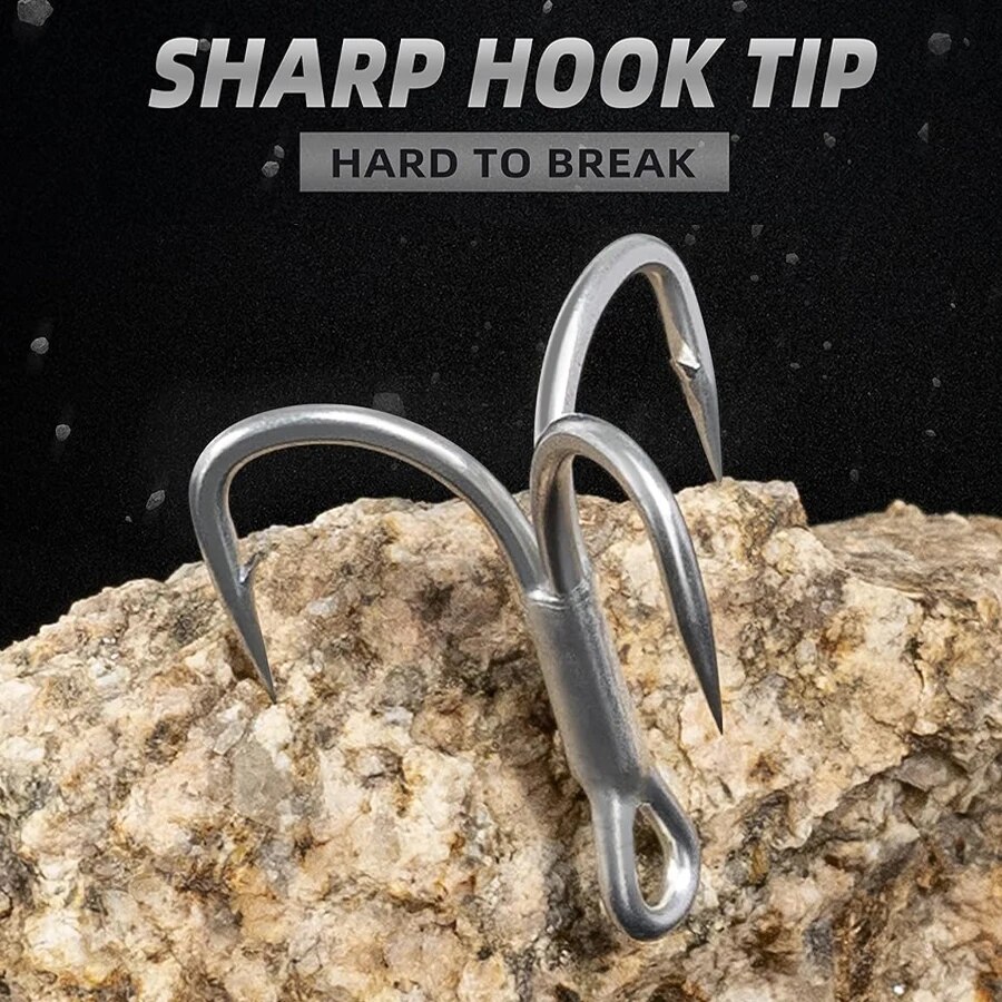 Ami tripli da pesca in acciaio - Fishing Hook Barbless recensione e prezzo