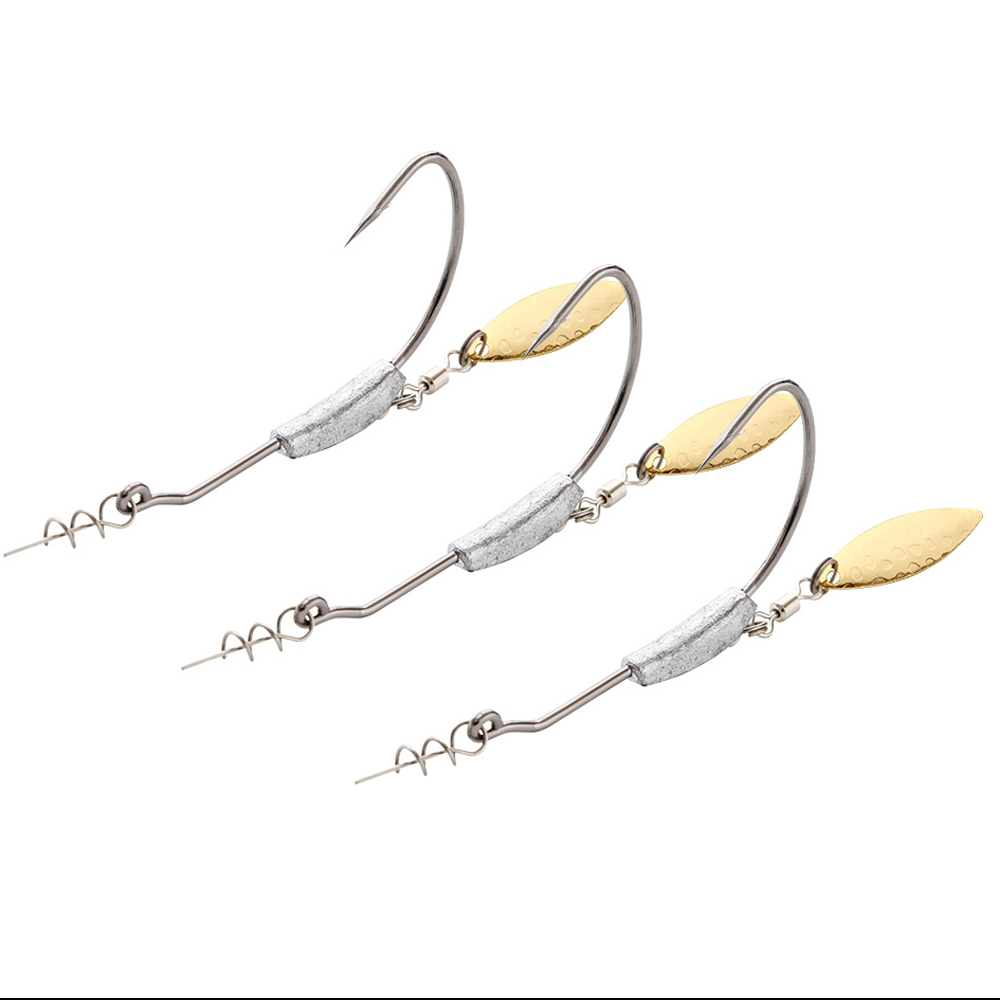 ATUENO 4pcs ami da pesca Offse - Fishing Hook Offset recensione e prezzo