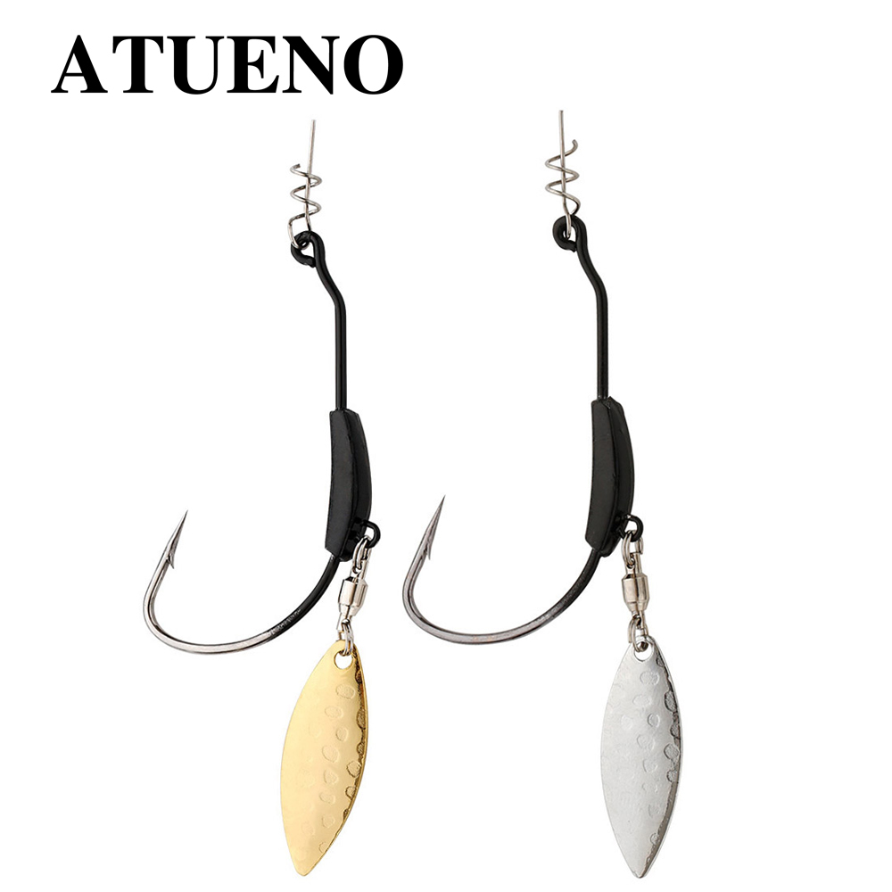 ATUENO 4pcs ami da pesca Offse - Fishing Hook Offset recensione e prezzo