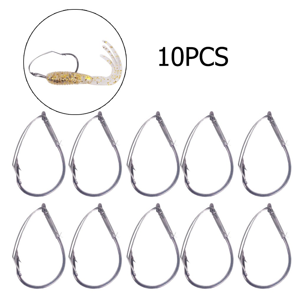 10 Pz/scatola In Acciaio Ad Al - Fishing Hook Weedless recensione e prezzo