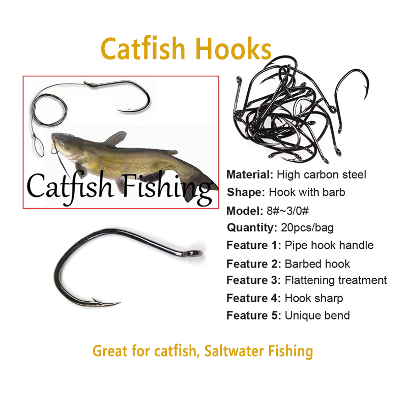 Wifreo 20 pezzi a forma di V a - Fishing Hook Assortment recensione e prezzo