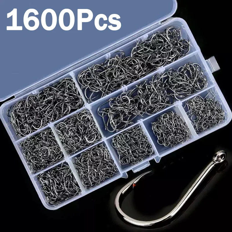 50-1600 pezzi/scatola ami da p - Fishing Hook Barbless recensione e prezzo