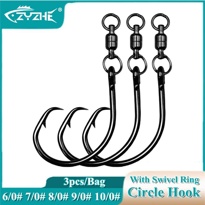 ZYZHE 3/6/9 pezzi Ganci Circol - Fishing Hook Barbless recensione e prezzo