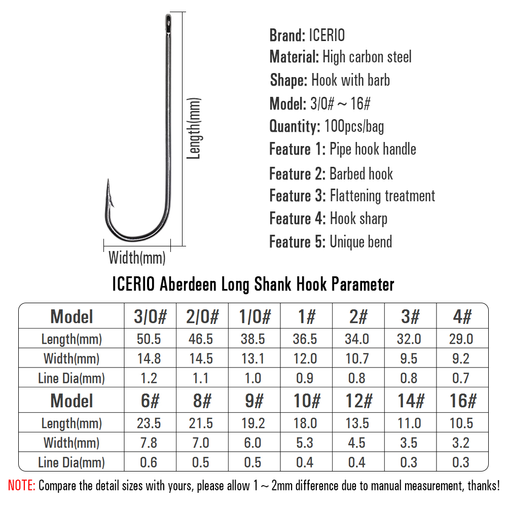 ICERIO 100 PZ 16 #   - Gancio  - Fishing Hook Barbless recensione e prezzo
