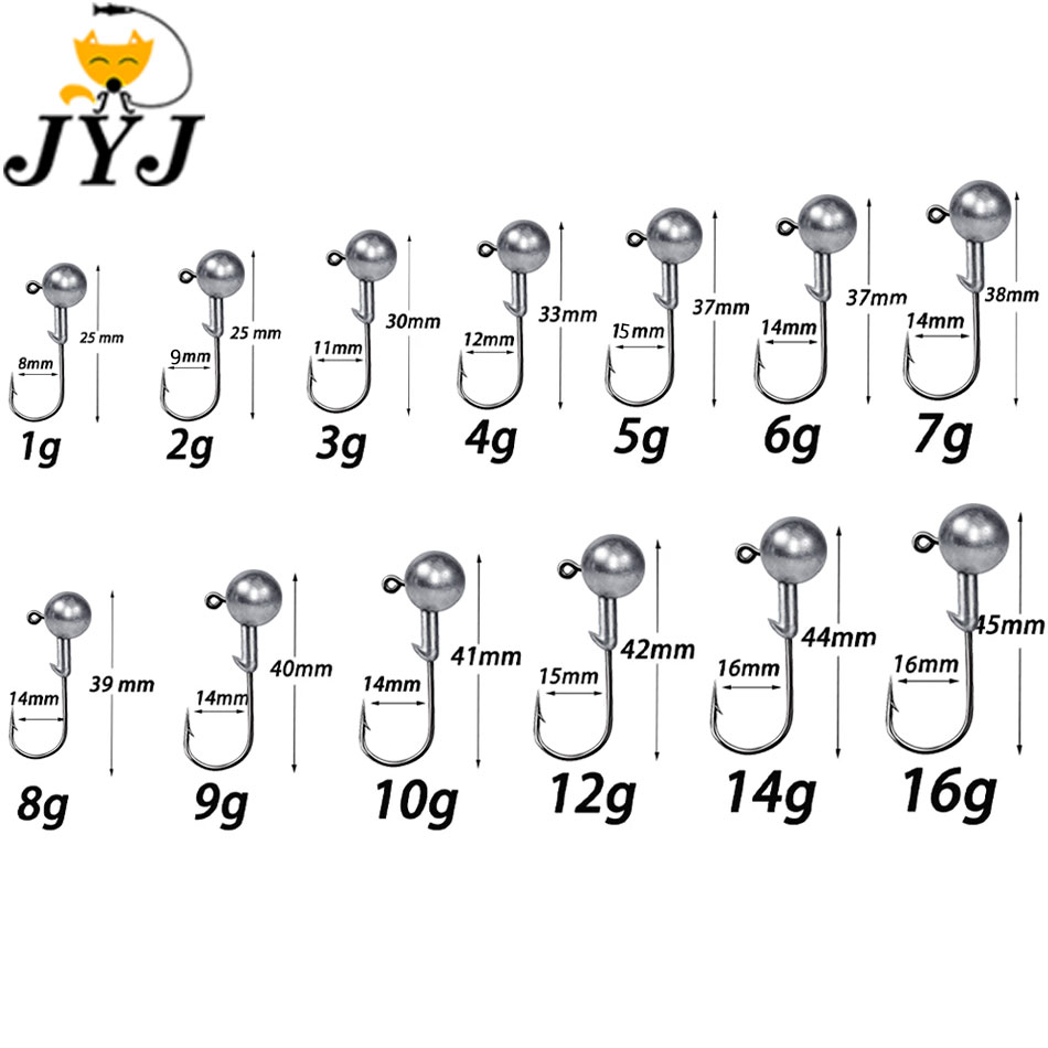 WODJYJ 1g 2g 3g 4g 5g 7g 8g 10 - Fishing Hook Offset recensione e prezzo