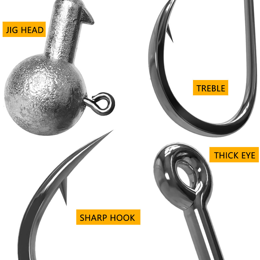 WODJYJ 1g 2g 3g 4g 5g 7g 8g 10 - Fishing Hook Offset recensione e prezzo